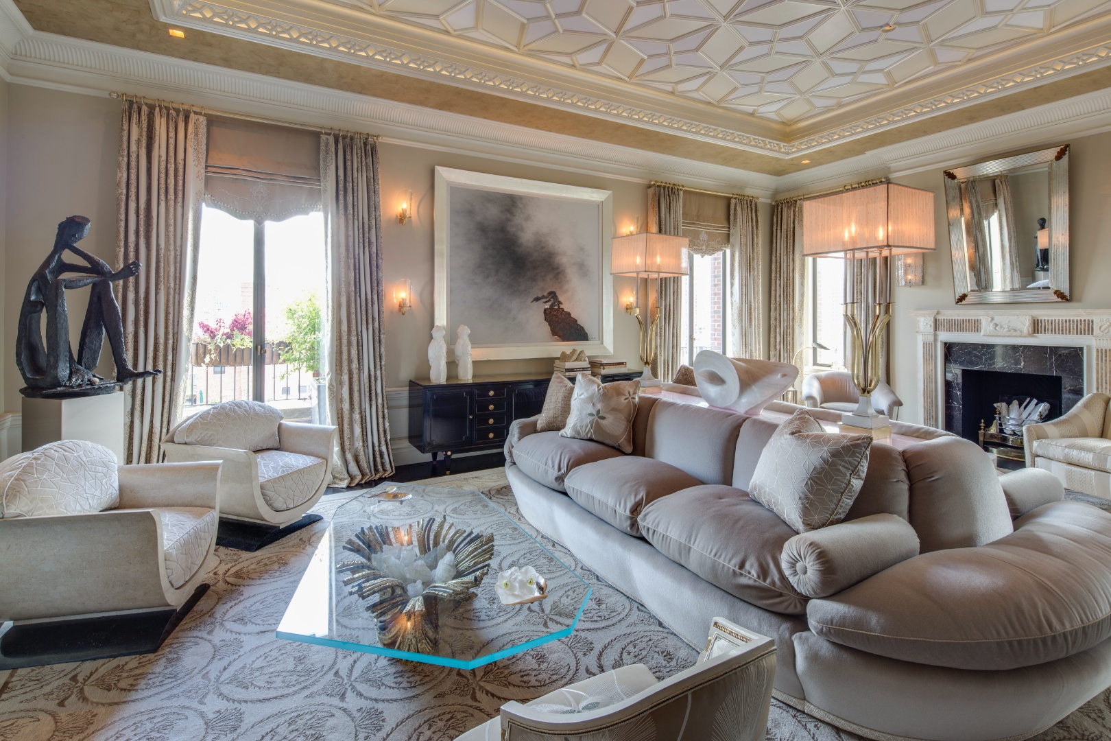 Luxury living room with designer furniture , Luxury, Design, Exclusive, Modern, Custom Made, Special, Beautiful