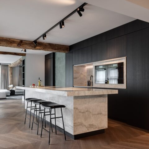 Landelijke villa met rieten kap