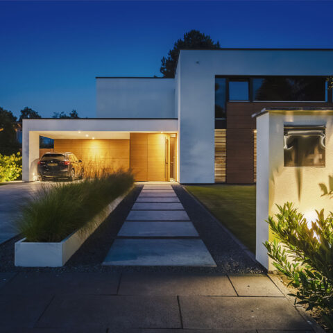 Designtuin met koivijver