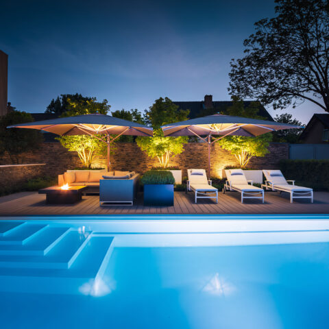 Moderne tuin met Starline zwembad