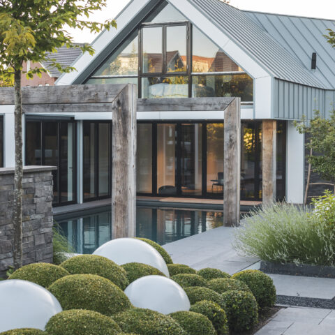 Wellnesstuin met contrasten