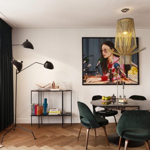 The eclectic apartment