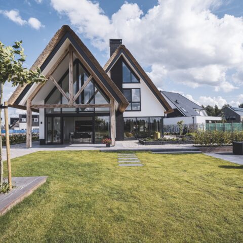 Villa met dubbele rieten kap, Vleuten
