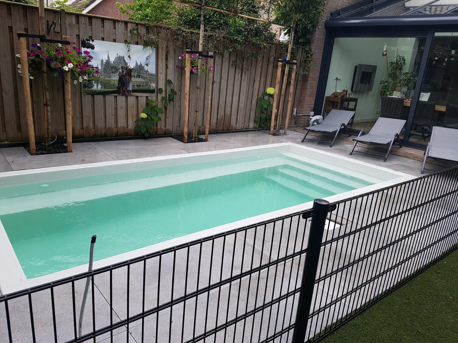Luxury outdoor pool