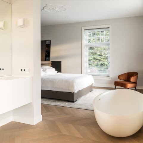 Badkamer met luxe kranen