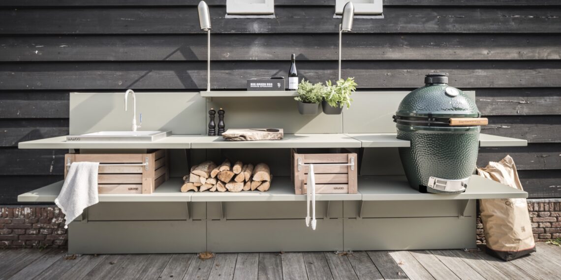 WWOO outdoor kitchen lanceert nieuwe stalen buitenkeuken