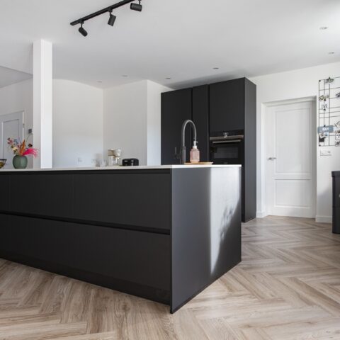 Moduleo herringbone PVC Parquetry Dryback BlackJack 22229