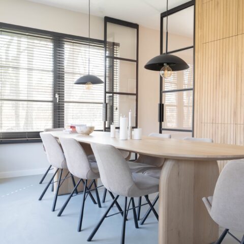 Gietvloer in modern interieur