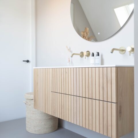 Gietvloer in modern interieur