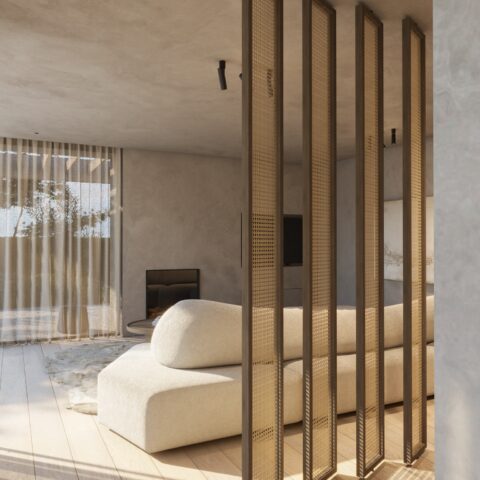 Stijlvol interieur met zachte kleurcombinaties