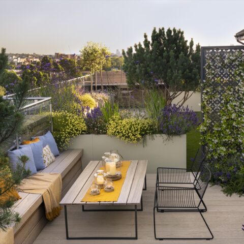 Luxe Millboard Dakterras, genieten een lange zomeravond