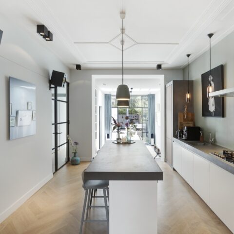 Moderne uitbreiding van een klassieke stadswoning