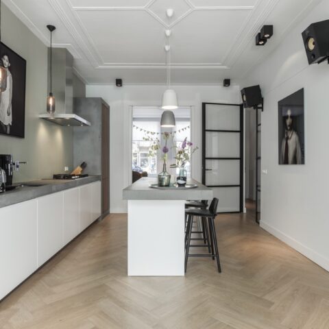 Moderne uitbreiding van een klassieke stadswoning