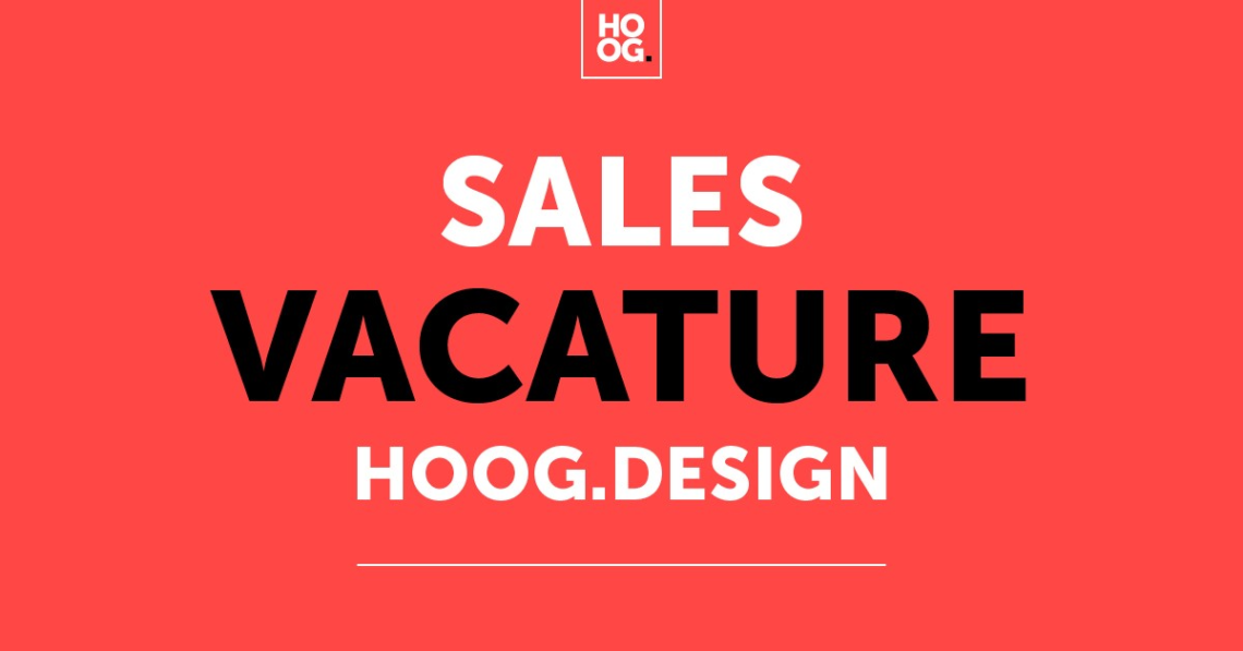 SALES VACATURE HOOG.design