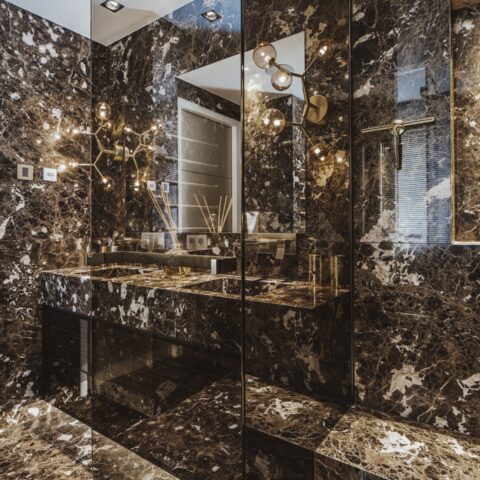 Villa met luxe interieur