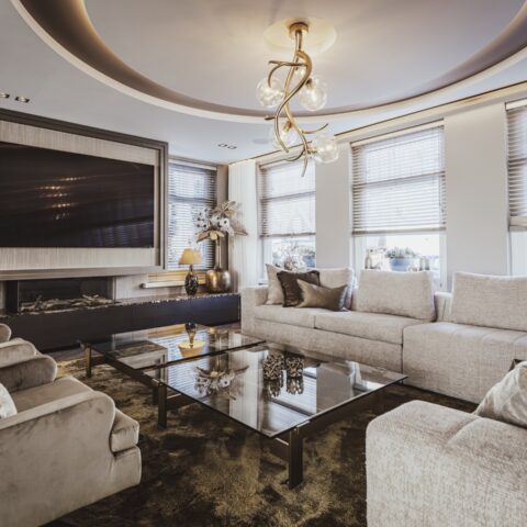 Villa met luxe interieur