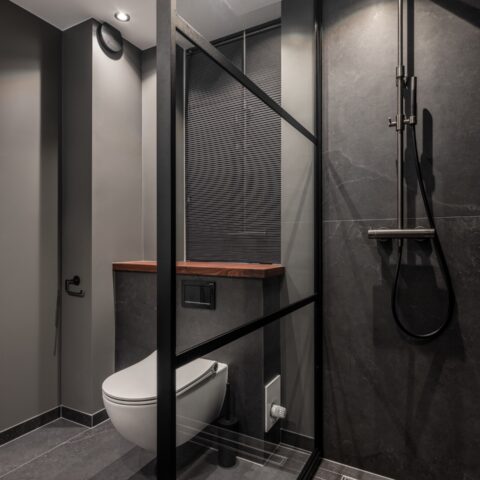 Dark bathroom