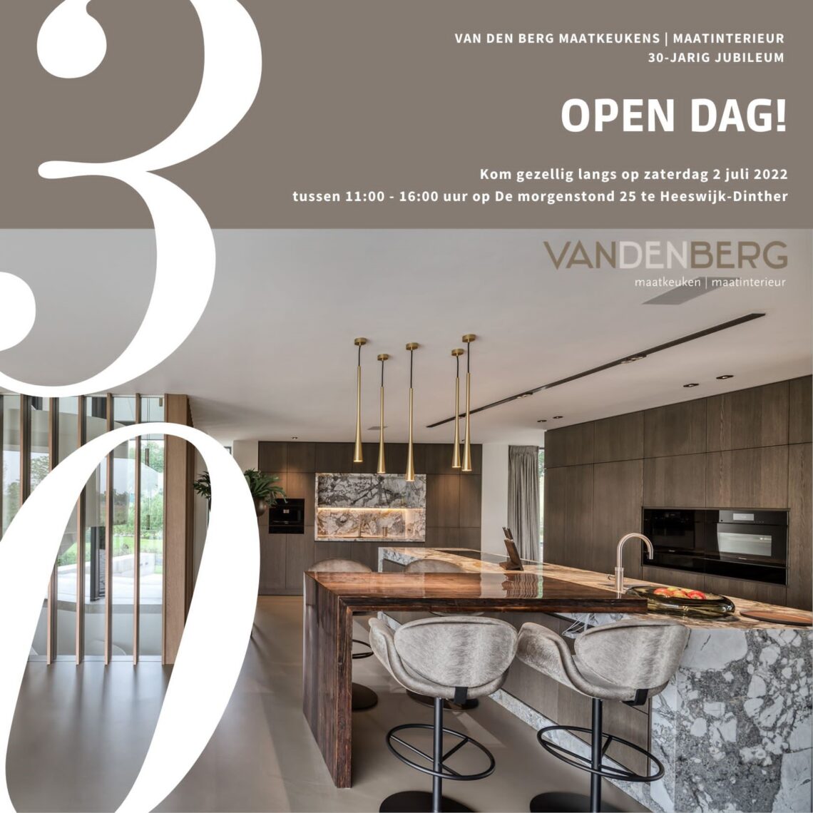 30th anniversary Van den Berg custom kitchen | custom interior