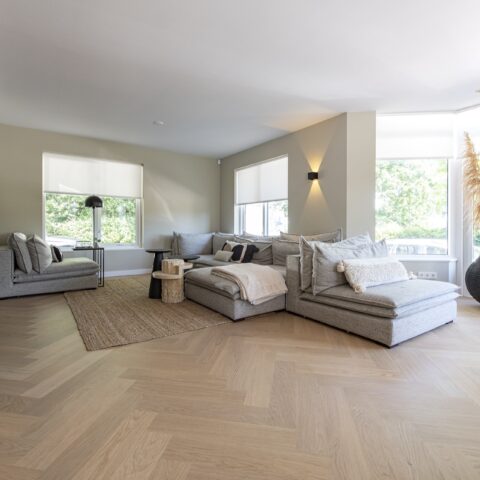 Bauwerk Quadrato Crema Visgraat