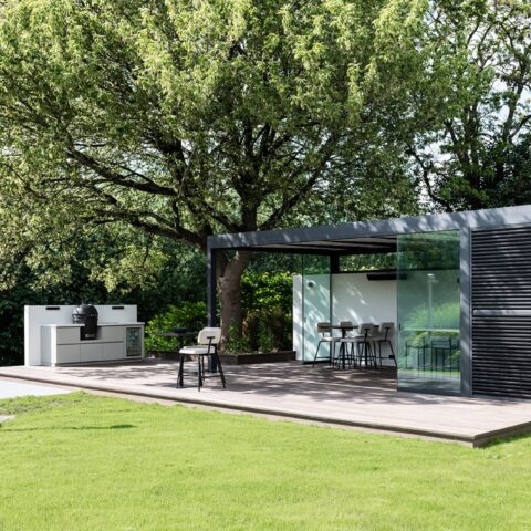 Two complete outdoor kitchens in Beuningen