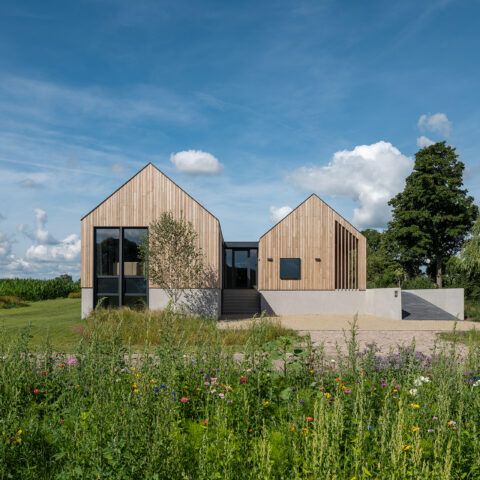 Scandinavian-looking barn house