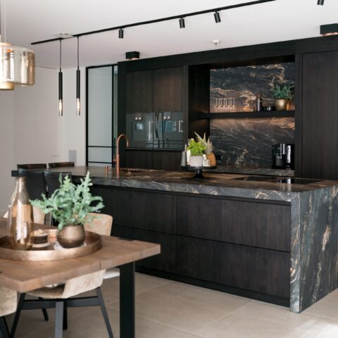 Exclusief keuken design met marmer