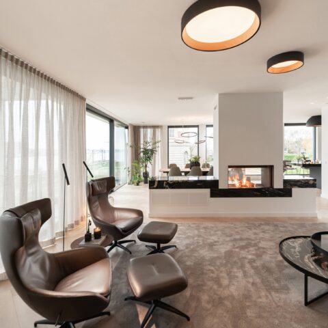 Interior design luxury waterfront villa