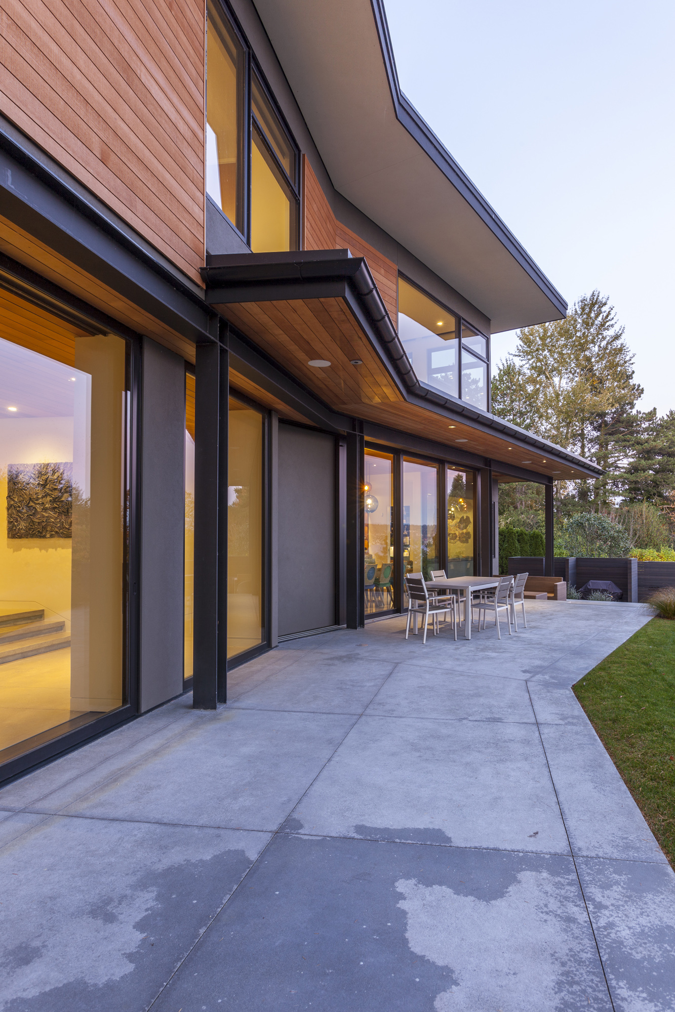 Luxury furniture in a spacious garden ,Door,Interior Design,Indoors,Housing,Patio,House,Chair,Dining Table,Floor,Folding Door, Luxury, Design, Exclusive, Modern, Custom Made, Special, Beautiful
