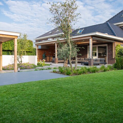 Project oprit en tuin