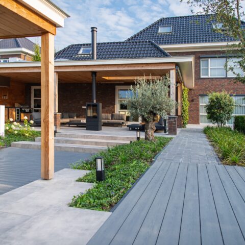 Project oprit en tuin