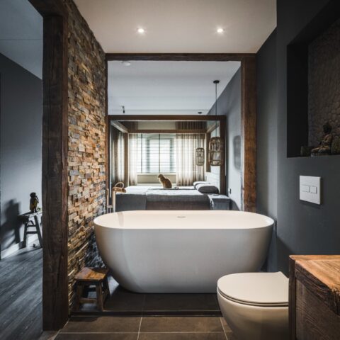 Luxe eiken badkamermeubel