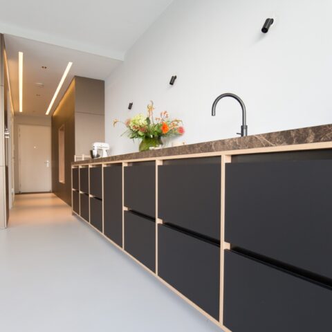 Keuken met natuurlijke materialen
