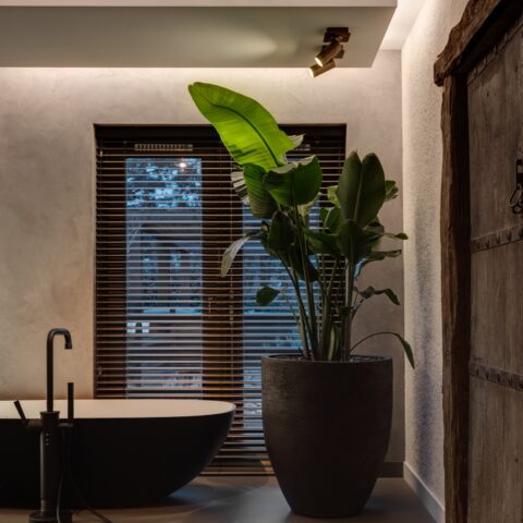 Woonhuis met exclusieve raamdecoratie