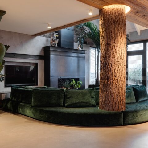 Woonhuis met exclusieve raamdecoratie