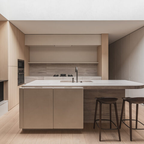 Modern extension interior with custom details