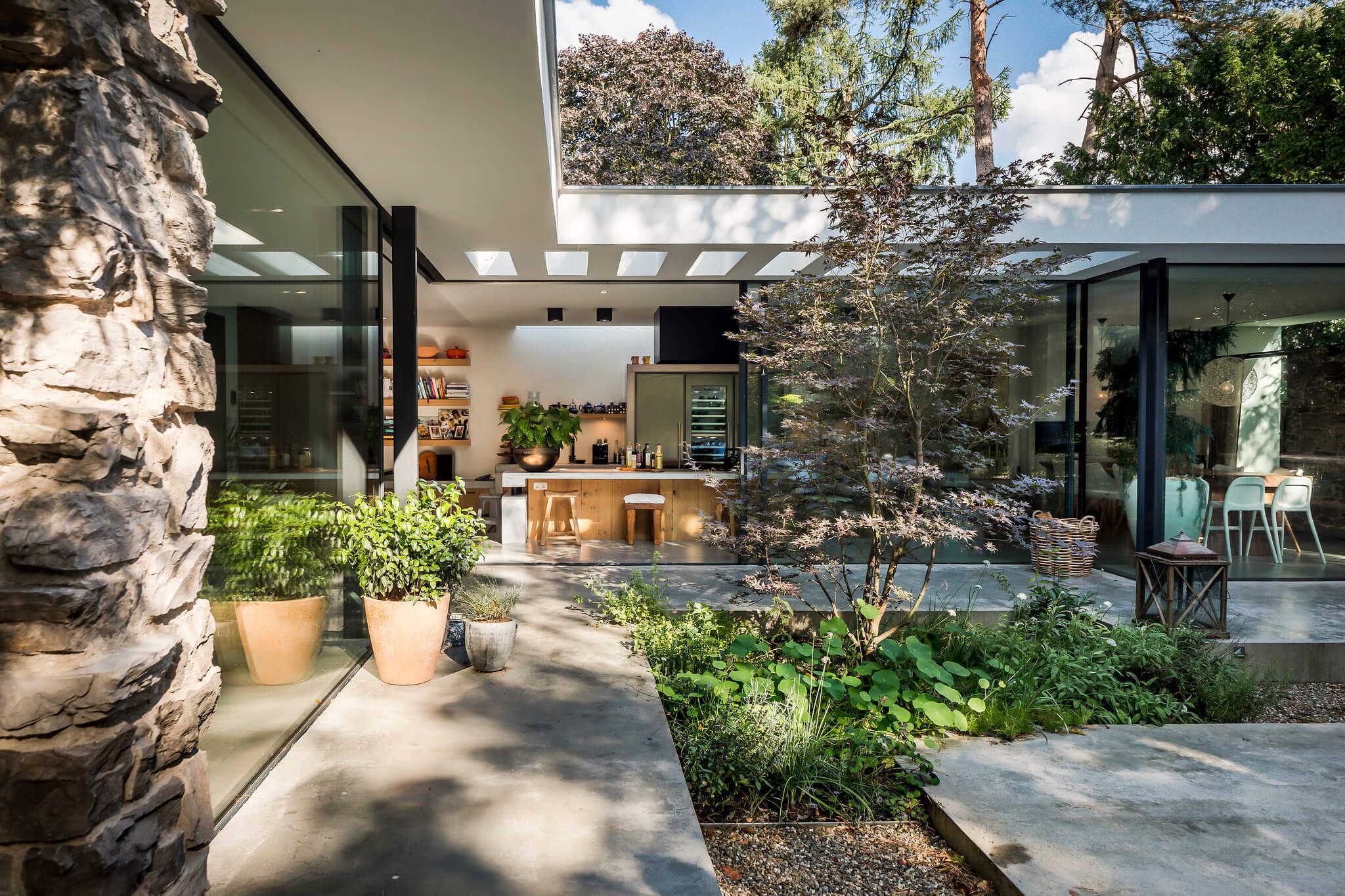 Backyard,Nature,Outdoors,Yard,Garden,Interior Design,Plant,Door,Housing,Villa, Luxury, Design, Exclusive, Modern, Custom Made, Special, Beautiful