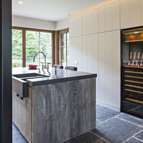 Interieur met gedurfde kleur