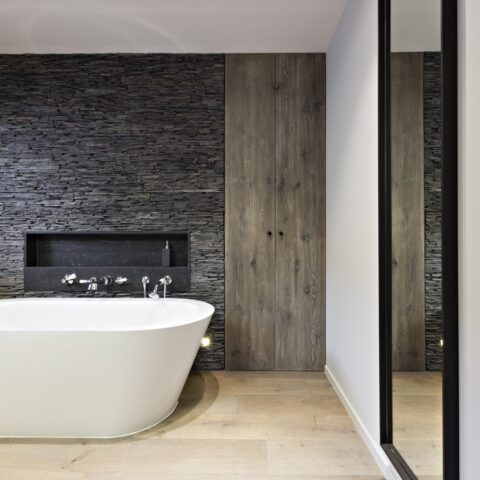 Interieur met gedurfde kleur