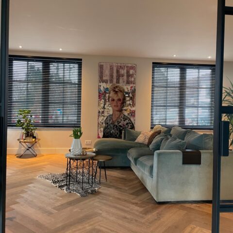 Interieur met urban kunst