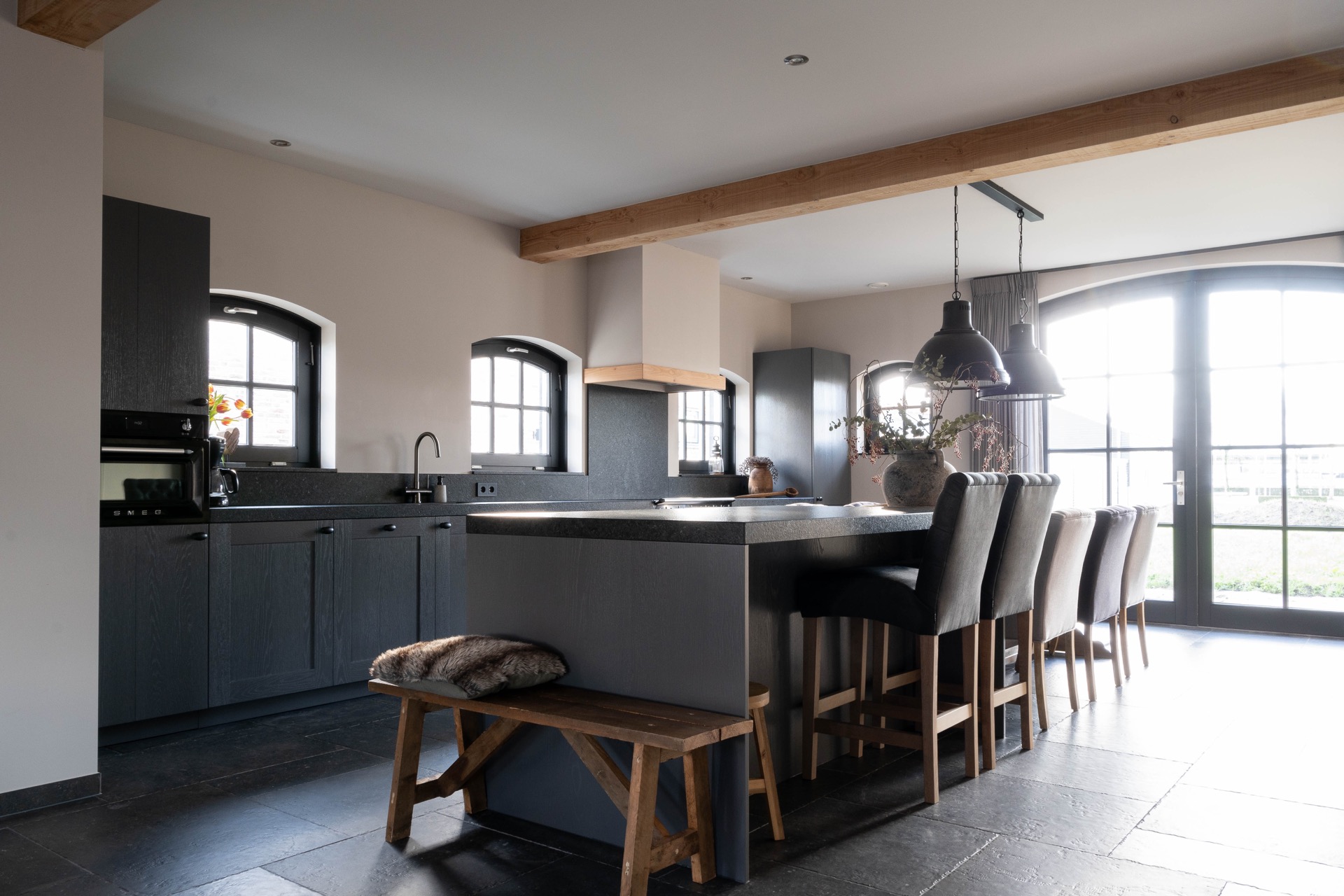 Landelijke woonkeuken, Veen - HOOG.design - Exclusive living inspiration