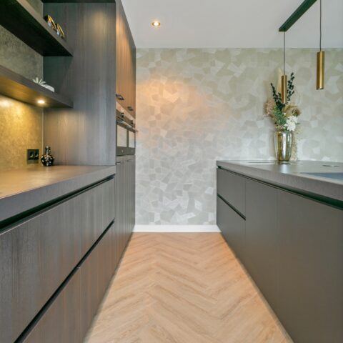 Sfeervolle keuken met eiland
