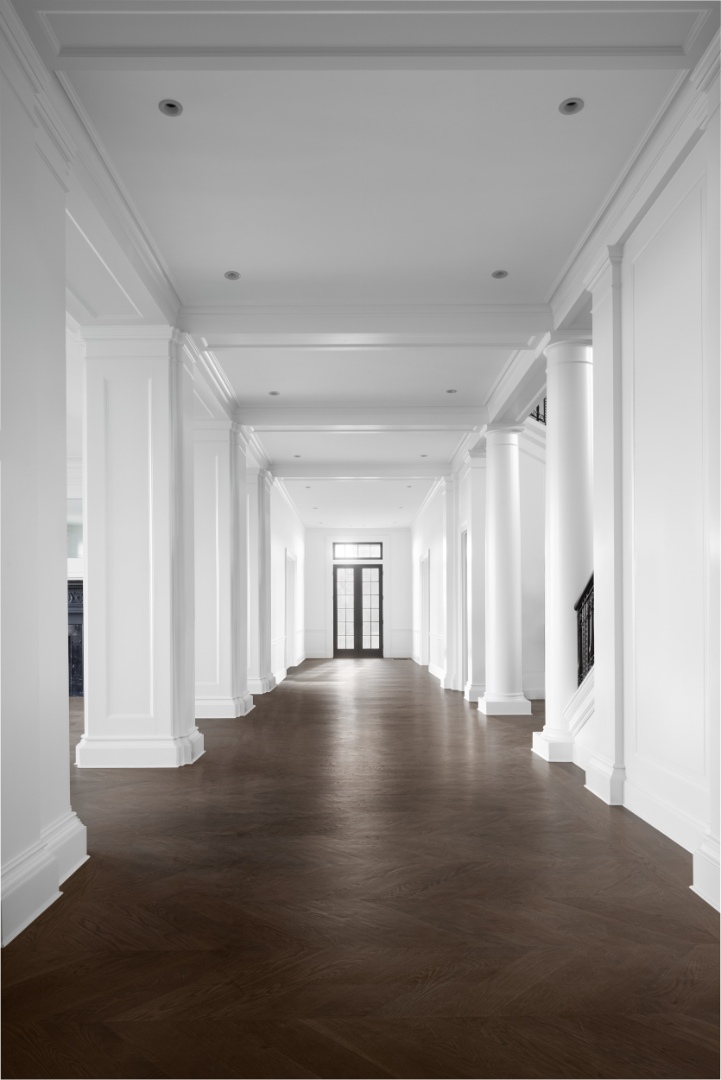 Indoors,Corridor,Floor,Hallway,Interior Design,Flooring,Ceiling Light,Foyer,Ballroom,Housing, Luxury, Design, Exclusive, Modern, Custom Made, Special, Beautiful
