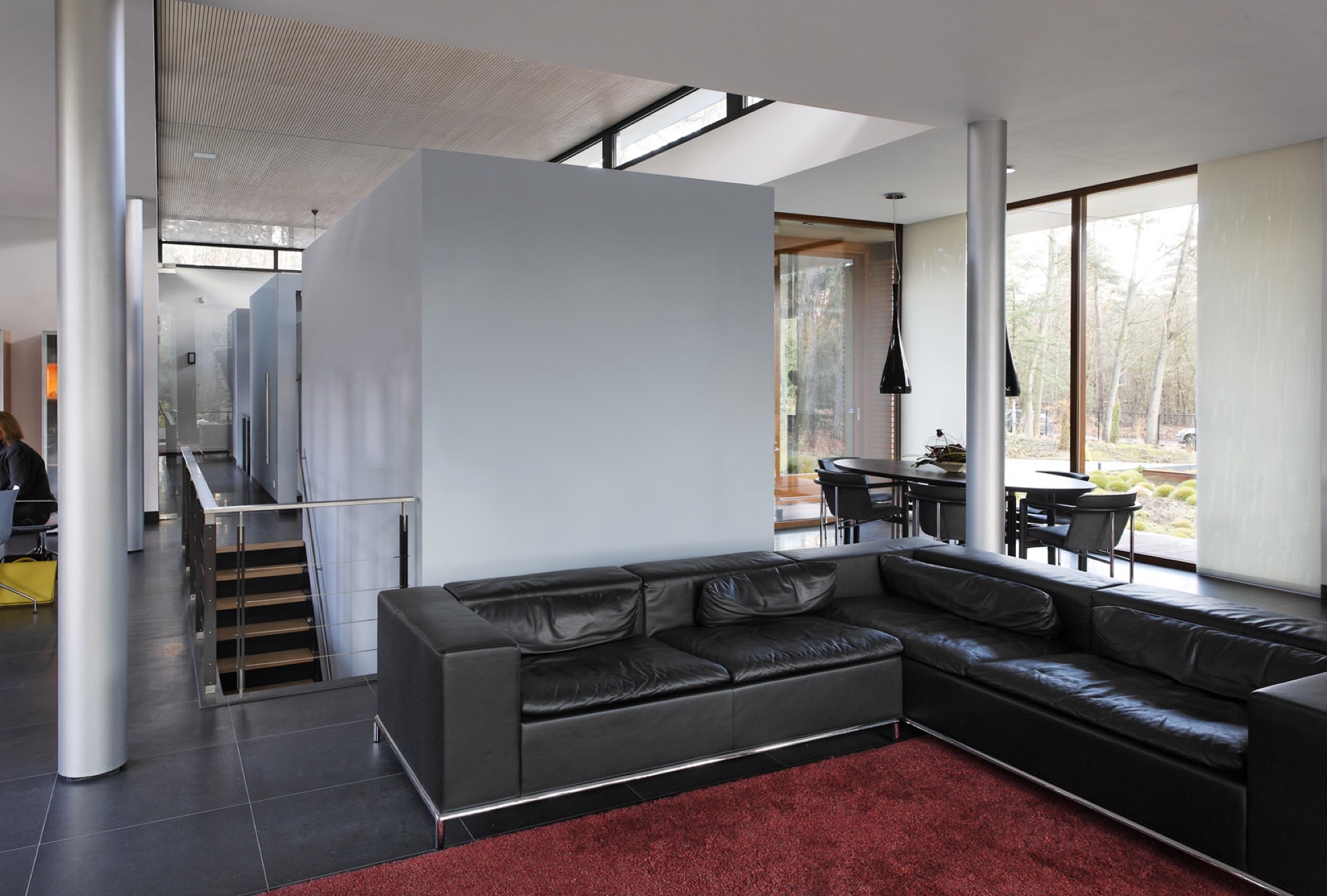 bank, meubels, binnen, woonkamer, penthouse, interieurontwerp, woondecoratie, loft, vloerkleed, lamp, Luxe, Design, Exclusief, Modern, Maatwerk, Bijzondere, Mooie