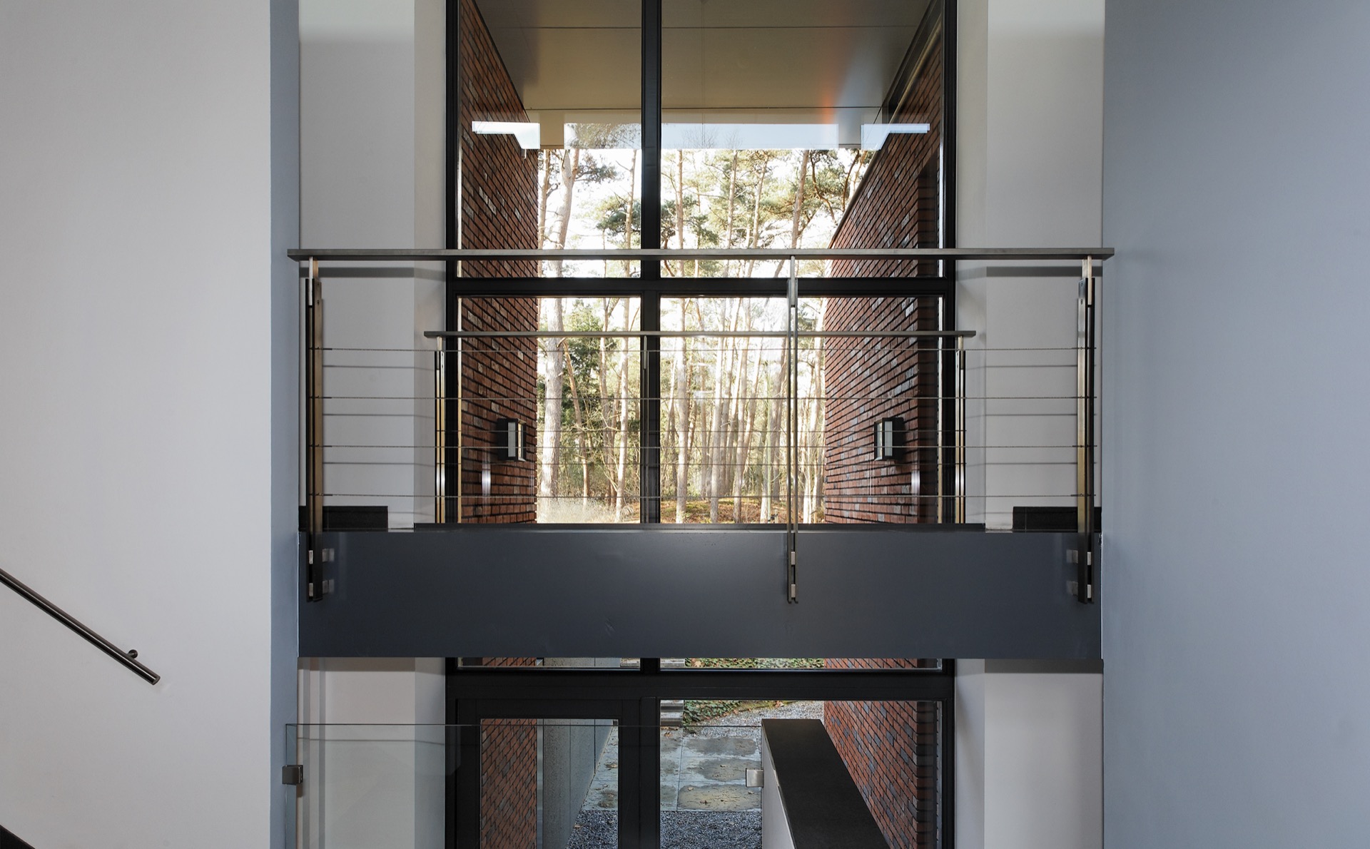 Balkon, huis, behuizing, binnen, zolder, bank, leuning, vangrail, reling, trap, Luxe, Design, Exclusief, Modern, Maatwerk, Bijzondere, Mooie