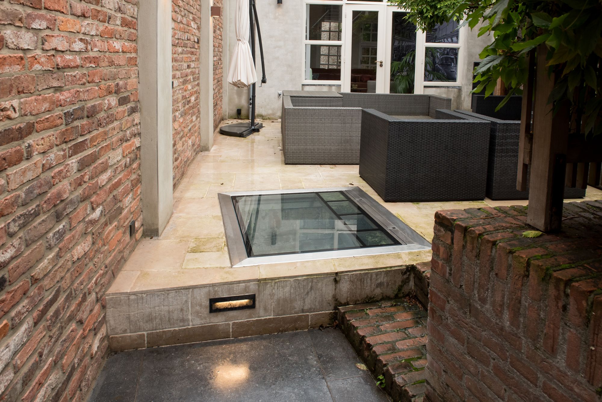 Tub, bubbelbad, vloer, raam, behuizing, huis, terras, zwembad, veranda, achtertuin, Luxe, Design, Exclusief, Modern, Maatwerk, Bijzondere, Mooie