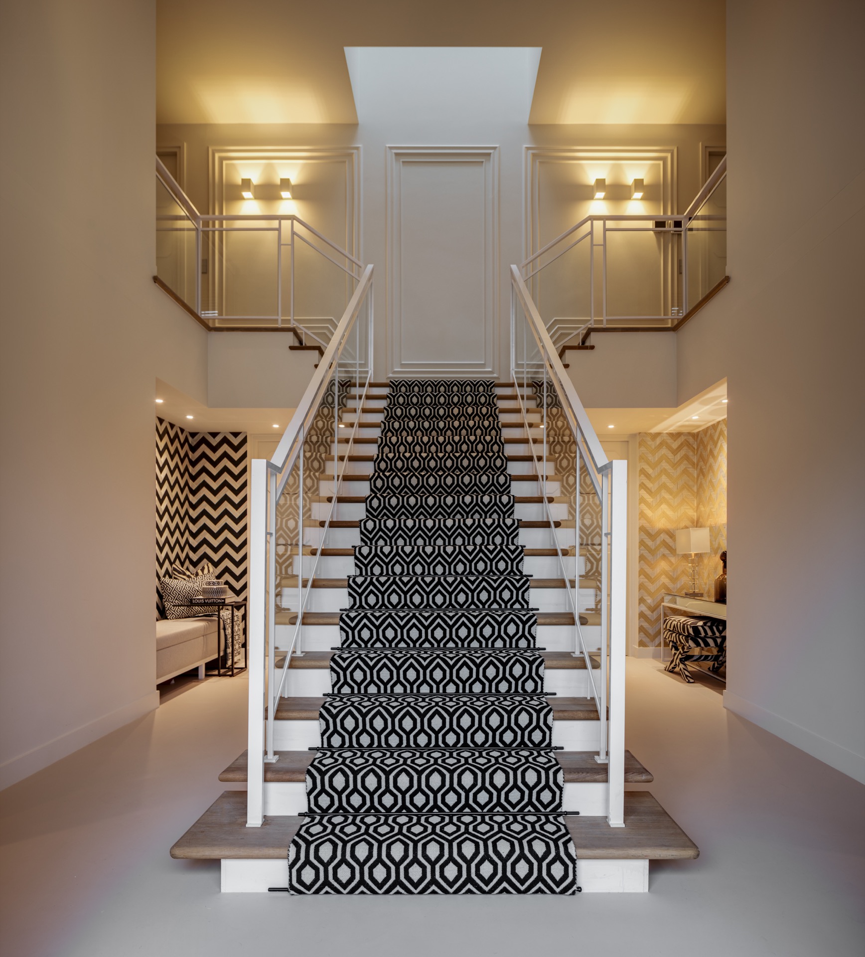 House,Housing,Staircase,Indoors,Foyer,Lamp,Person,Floor,Interior Design,Home Decor, Luxury, Design, Exclusive, Modern, Custom Made, Special, Beautiful