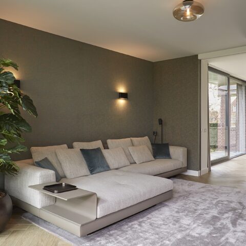 Stylish fixtures in interiors
