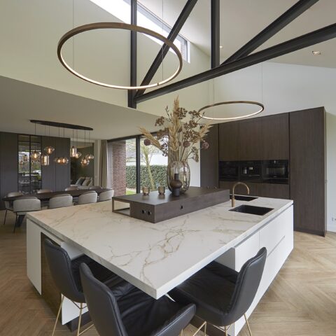 Stylish fixtures in interiors
