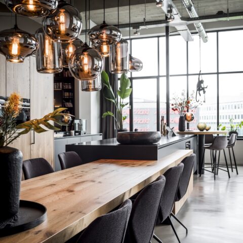 High-end woning met een smaakvol interieur