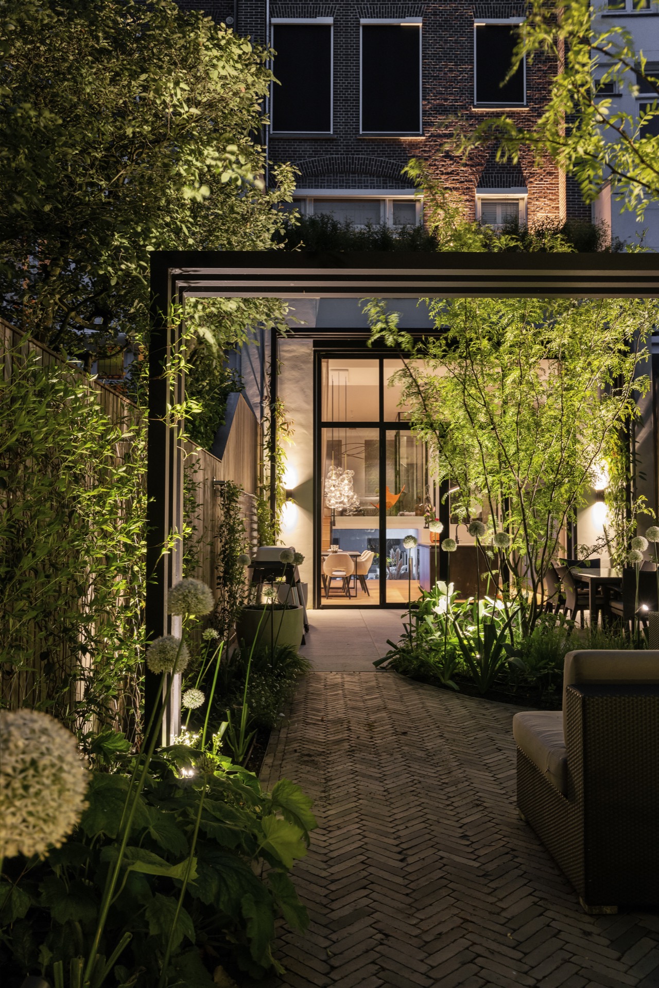 Deur, Tuin, Natuur, Buitenshuis, Huisvesting, Achtertuin, Interieurontwerp, Huis, Stoel, Villa, Luxe, Design, Exclusief, Modern, Maatwerk, Bijzondere, Mooie